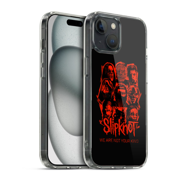 Slipknot We Are Not Your Kind Red Patch Soft Gel Case for Apple iPhone 15 & MagSafe