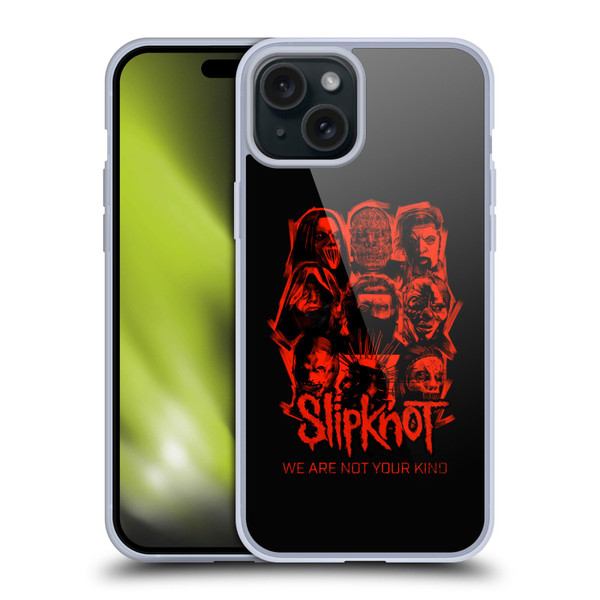 Slipknot We Are Not Your Kind Red Patch Soft Gel Case for Apple iPhone 15 Plus
