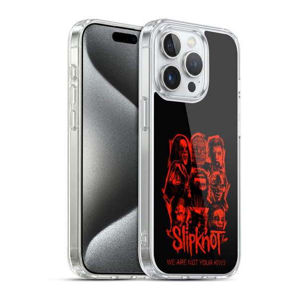 Slipknot We Are Not Your Kind Red Patch Soft Gel Case for Apple iPhone 15 Pro & MagSafe