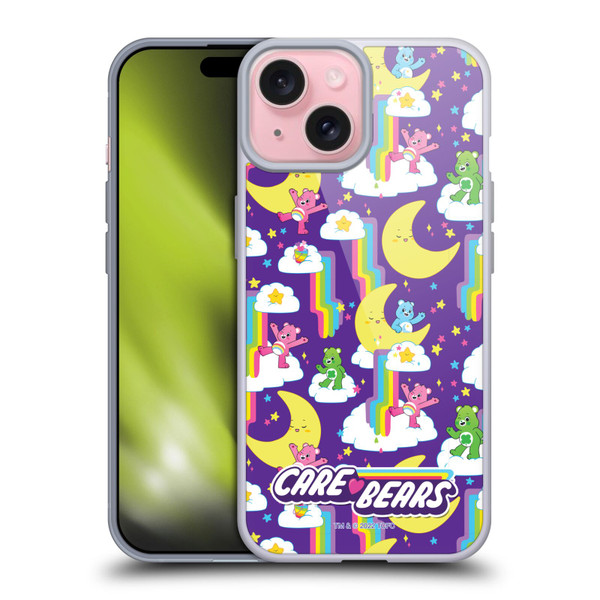 Care Bears 40th Anniversary Rainbow Falls Soft Gel Case for Apple iPhone 15 & MagSafe