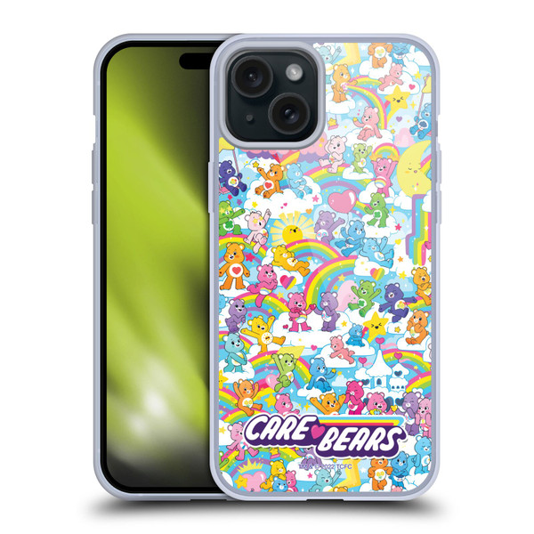 Care Bears 40th Anniversary Rainbow Soft Gel Case for Apple iPhone 15 Plus Care Bears 40th Anniversary Rainbow Soft Gel Case for Apple iPhone 15 Plus