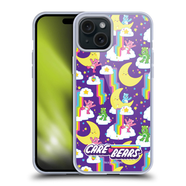 Care Bears 40th Anniversary Rainbow Falls Soft Gel Case for Apple iPhone 15 Plus & MagSafe