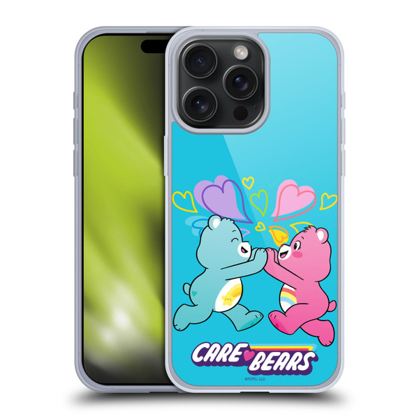 Care Bears Characters Funshine, Cheer And Grumpy Group 2 Soft Gel Case for Apple iPhone 15 Pro Max