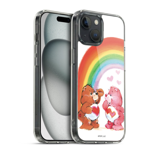Care Bears Classic Rainbow Soft Gel Case for Apple iPhone 15 & MagSafe