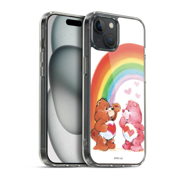 Care Bears Classic Rainbow Soft Gel Case for Apple iPhone 15 Plus & MagSafe