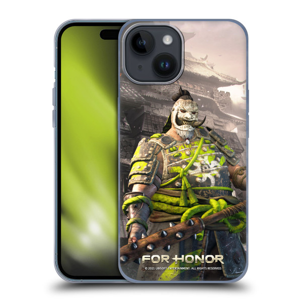 For Honor Characters Shugoki Soft Gel Case for Apple iPhone 15