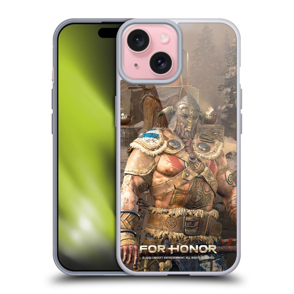 For Honor Characters Raider Soft Gel Case for Apple iPhone 15