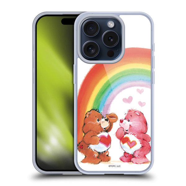 Care Bears Classic Rainbow Soft Gel Case for Apple iPhone 15 Pro