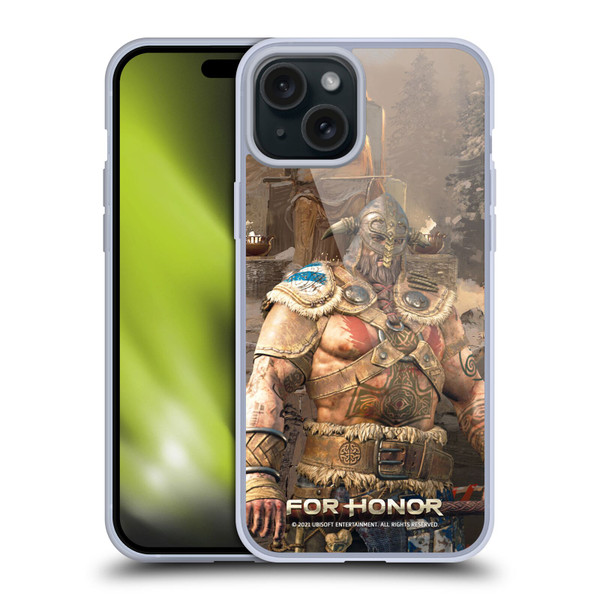 For Honor Characters Raider Soft Gel Case for Apple iPhone 15 Plus