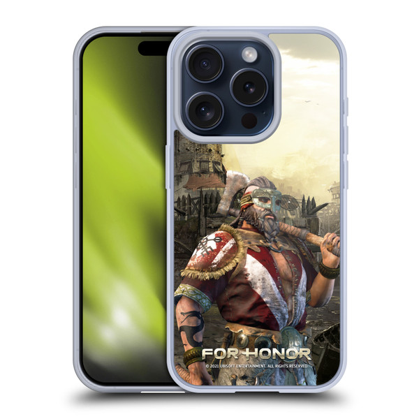 For Honor Characters Berserker Soft Gel Case for Apple iPhone 15 Pro