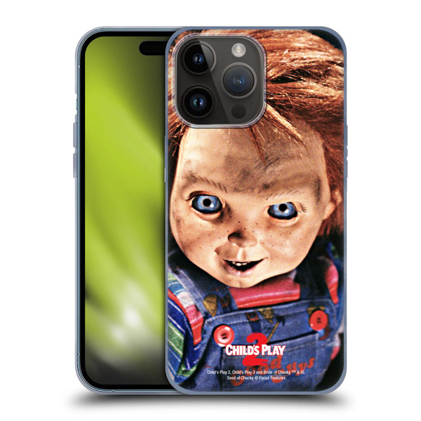 Child's Play II Key Art Doll Stare Soft Gel Case for Apple iPhone 15 Pro Max