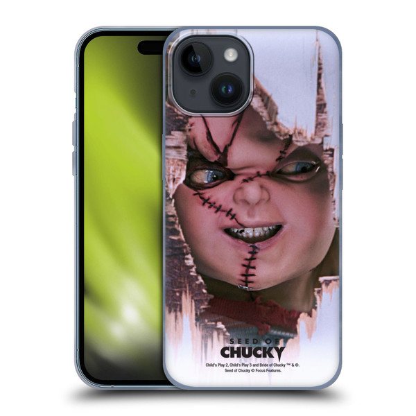 Seed of Chucky Key Art Doll Soft Gel Case for Apple iPhone 15