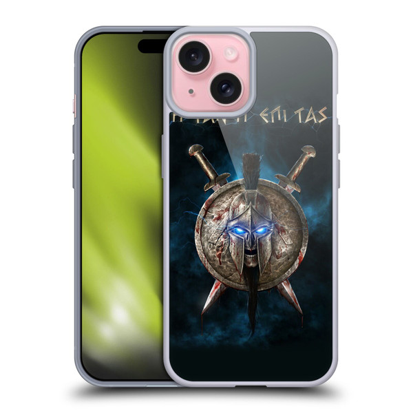 Christos Karapanos Horror 2 Spartan Soft Gel Case for Apple iPhone 15