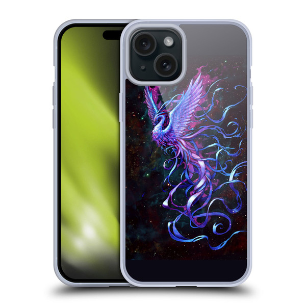 Christos Karapanos Mythical Phoenix Soft Gel Case for Apple iPhone 15 Plus