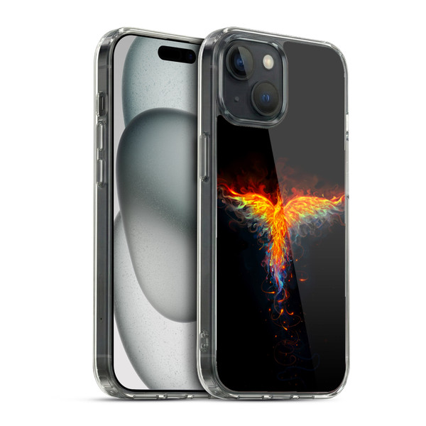 Christos Karapanos Phoenix 2 Bird 3 Soft Gel Case for Apple iPhone 15 & MagSafe