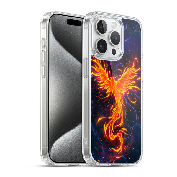 Christos Karapanos Phoenix 3 Rage Soft Gel Case for Apple iPhone 15 Pro & MagSafe