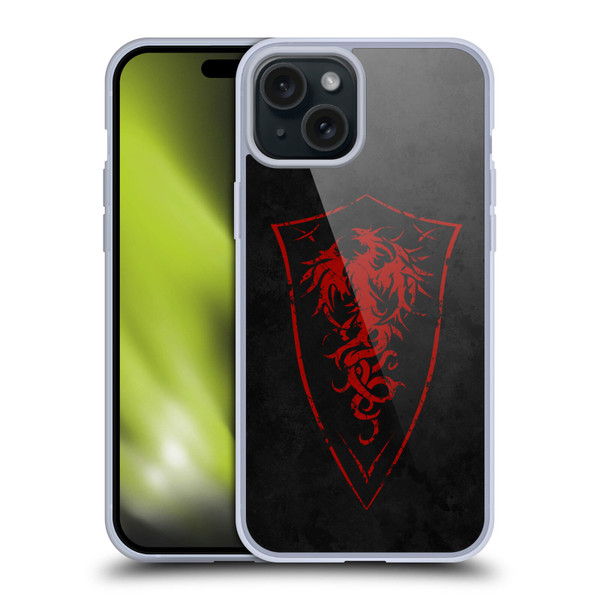 Christos Karapanos Shield Phoenix Soft Gel Case for Apple iPhone 15 Plus