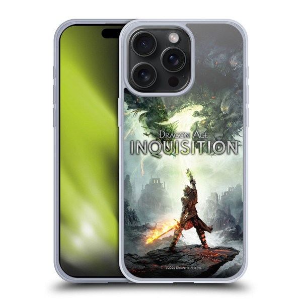EA Bioware Dragon Age Inquisition Graphics Key Art 2014 Soft Gel Case for Apple iPhone 15 Pro Max