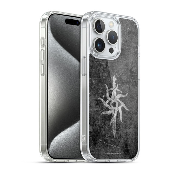 EA Bioware Dragon Age Inquisition Graphics Distressed Symbol Soft Gel Case for Apple iPhone 15 Pro & MagSafe