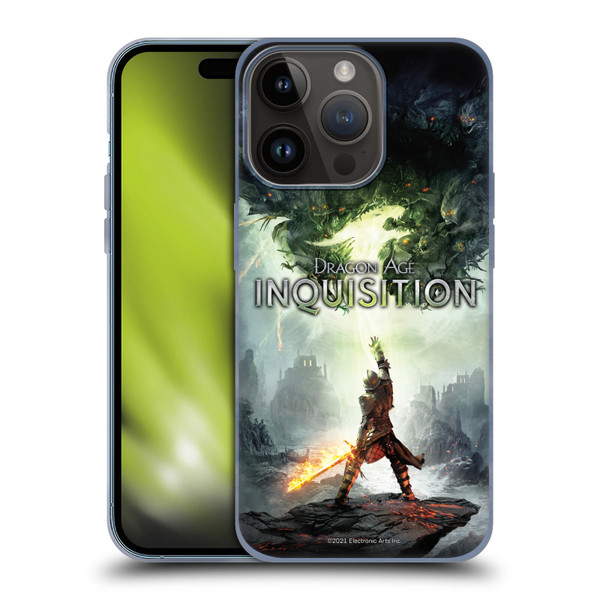 EA Bioware Dragon Age Inquisition Graphics Key Art 2014 Soft Gel Case for Apple iPhone 15 Pro