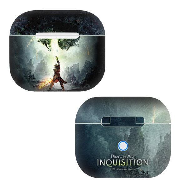 EA Bioware Dragon Age Inquisition Graphics Key Art 2014 Vinyl Sticker Skin Decal Cover for Apple AirPods 3 3rd Gen Charging Case