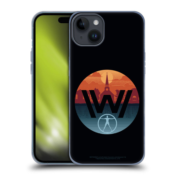 Westworld Logos Park Soft Gel Case for Apple iPhone 15 Plus