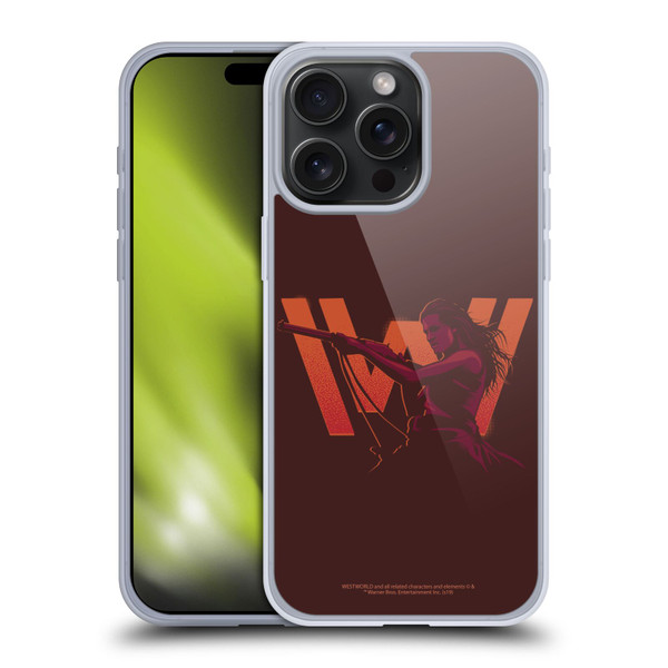 Westworld Logos Wyatt Soft Gel Case for Apple iPhone 15 Pro Max