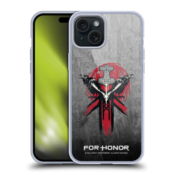 For Honor Icons Viking Soft Gel Case for Apple iPhone 15 Plus