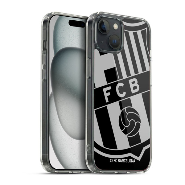 FC Barcelona Crest Oversized Soft Gel Case for Apple iPhone 15 Plus & MagSafe
