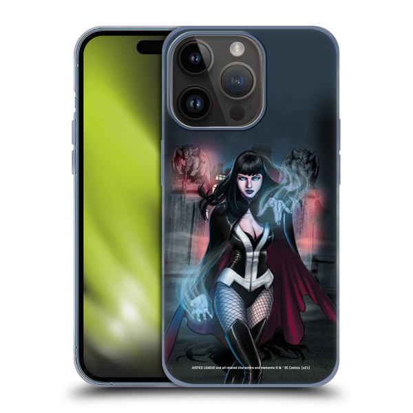 Justice League DC Comics Dark Comic Art Zatanna Futures End #1 Soft Gel Case for Apple iPhone 15 Pro