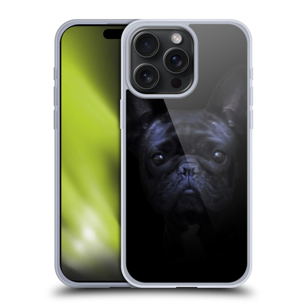 Klaudia Senator French Bulldog 2 Darkness Soft Gel Case for Apple iPhone 15 Pro Max