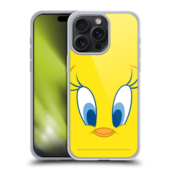 Looney Tunes Full Face Tweety Soft Gel Case for Apple iPhone 15 Pro Max