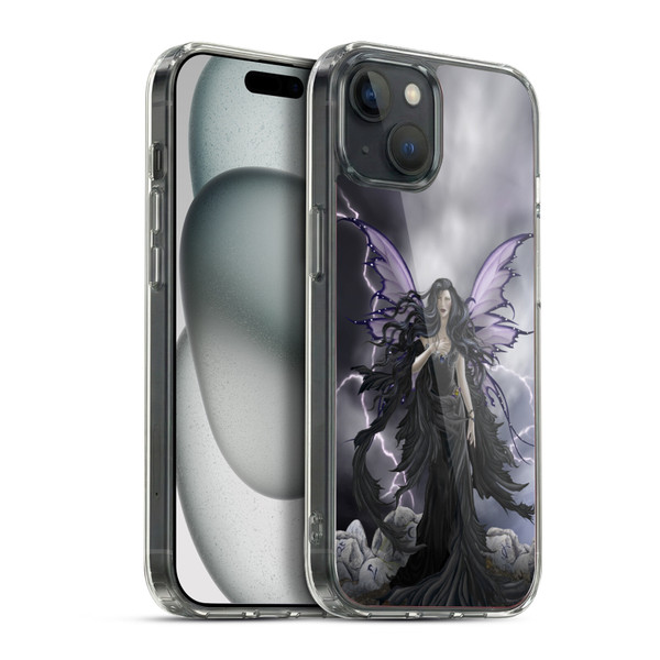 Nene Thomas Gothic Storm Fairy With Lightning Soft Gel Case for Apple iPhone 15 Plus & MagSafe
