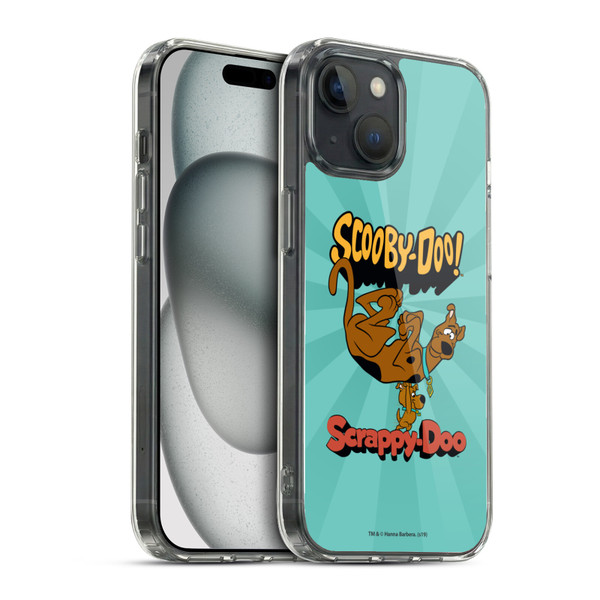 Scooby-Doo 50th Anniversary Scooby And Scrappy Soft Gel Case for Apple iPhone 15 & MagSafe