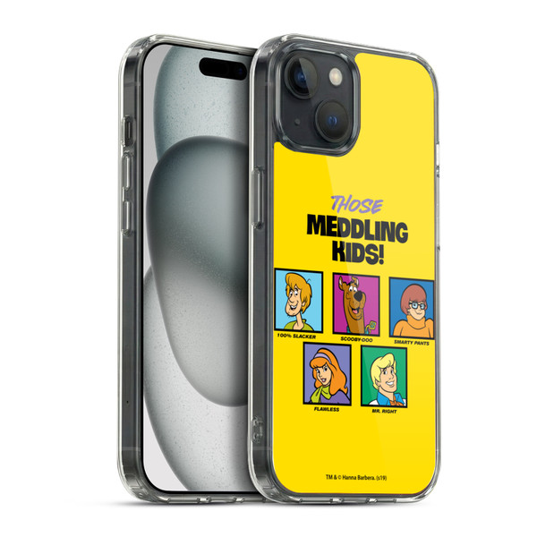 Scooby-Doo Mystery Inc. Meddling Kids Soft Gel Case for Apple iPhone 15 Plus & MagSafe