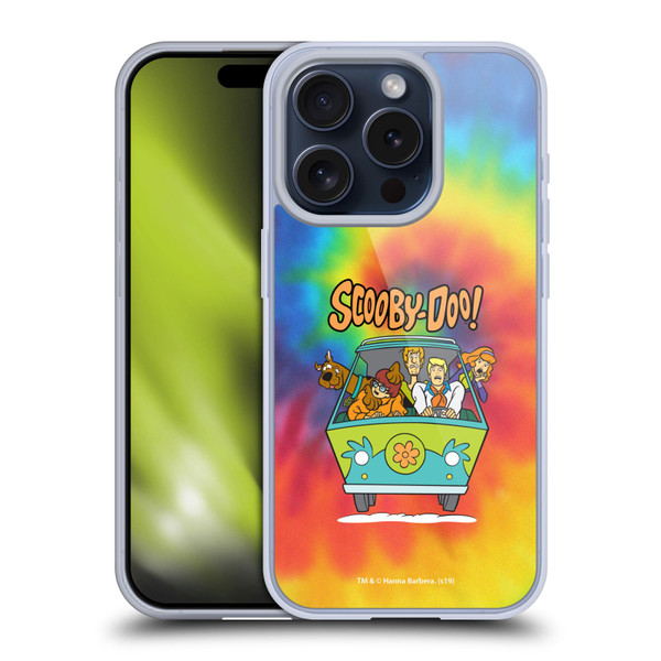Scooby-Doo Mystery Inc. Tie Dye Soft Gel Case for Apple iPhone 15 Pro