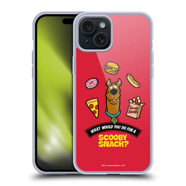 Scooby-Doo Scooby Snack Soft Gel Case for Apple iPhone 15 Plus