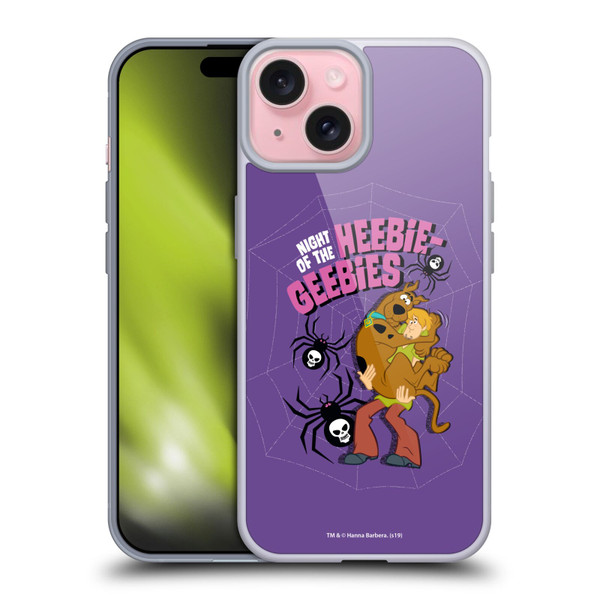 Scooby-Doo Seasons Spiders Soft Gel Case for Apple iPhone 15