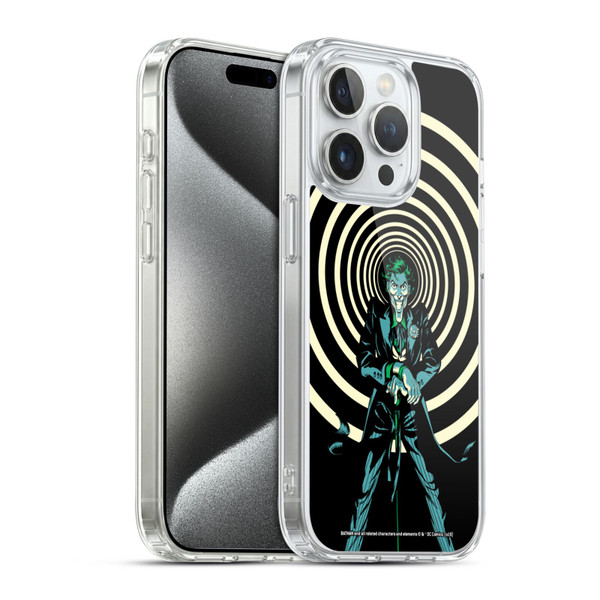 The Joker DC Comics Character Art Grin Soft Gel Case for Apple iPhone 15 Pro & MagSafe