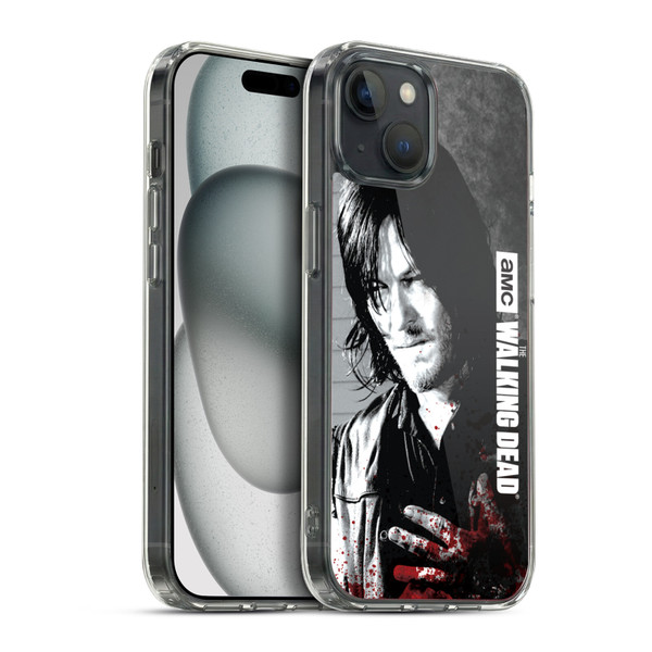 AMC The Walking Dead Gore Wounded Hand Soft Gel Case for Apple iPhone 15 Plus & MagSafe