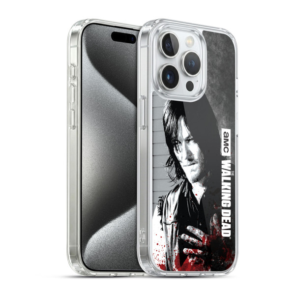 AMC The Walking Dead Gore Wounded Hand Soft Gel Case for Apple iPhone 15 Pro & MagSafe