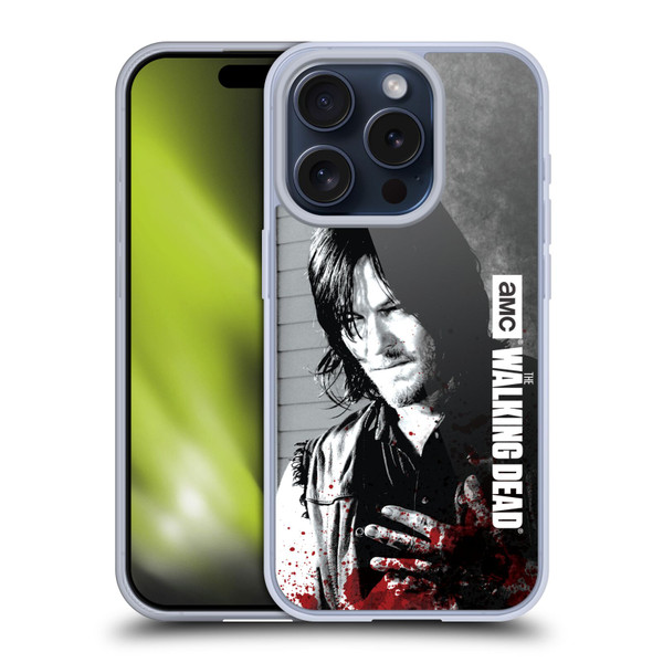 AMC The Walking Dead Gore Wounded Hand Soft Gel Case for Apple iPhone 15 Pro