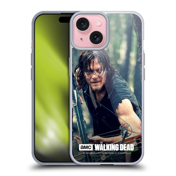 AMC The Walking Dead Daryl Dixon Lurk Soft Gel Case for Apple iPhone 15