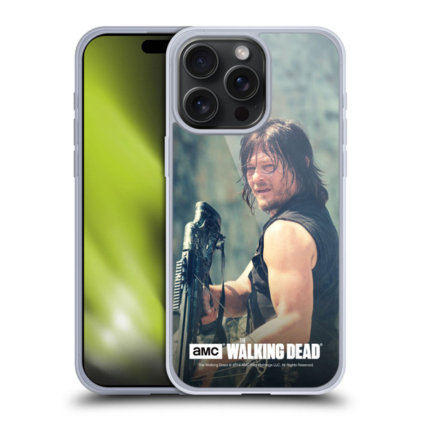 AMC The Walking Dead Daryl Dixon Archer Soft Gel Case for Apple iPhone 15 Pro Max