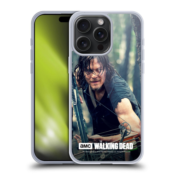 AMC The Walking Dead Daryl Dixon Lurk Soft Gel Case for Apple iPhone 15 Pro Max