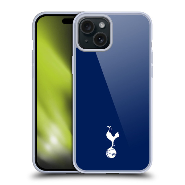 Tottenham Hotspur F.C. Badge Small Cockerel Soft Gel Case for Apple iPhone 15 Plus