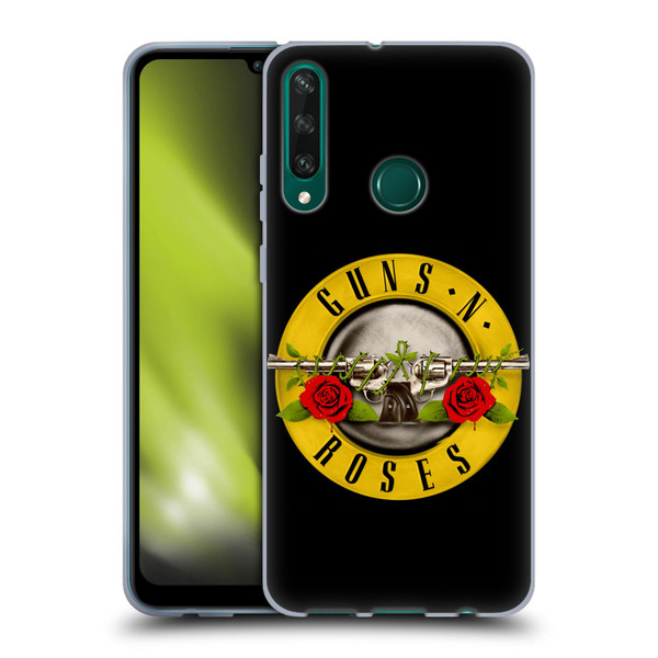 Guns N' Roses Key Art Bullet Logo Soft Gel Case for Huawei Y6p