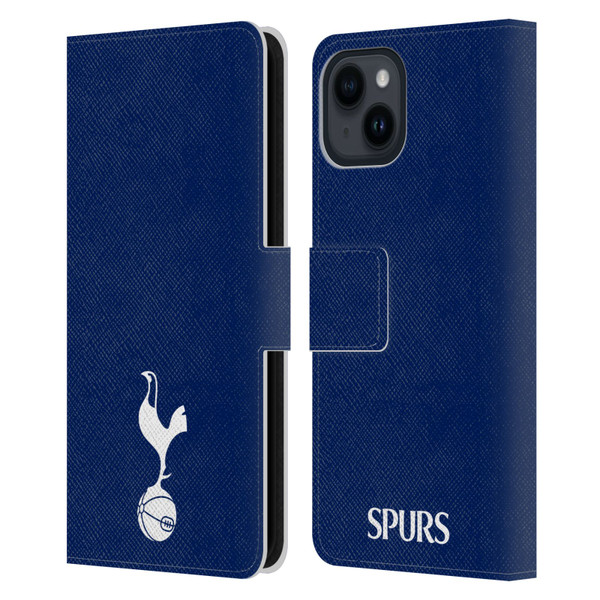 Tottenham Hotspur F.C. Badge Small Cockerel Leather Book Wallet Case Cover For Apple iPhone 15