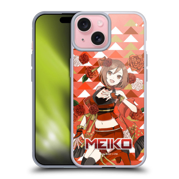 Hatsune Miku Characters Meiko Soft Gel Case for Apple iPhone 15