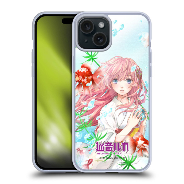 Hatsune Miku Characters Megurine Luka Soft Gel Case for Apple iPhone 15 Plus